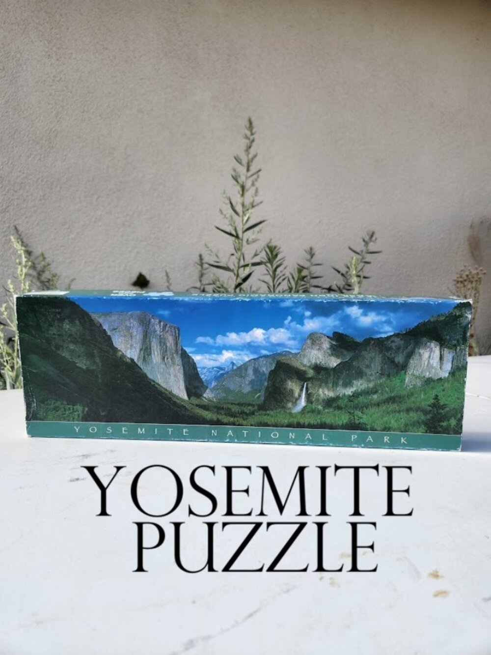 Tunnel View Scene Yosemite National Park 500 Piece Jigsaw Puzzle Panoramic Jigsa